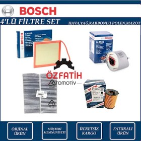 Resim Citroen Berlingo 1.6 Hdi Euro5 Bosch Filtre Bakım Seti 2011-2019 