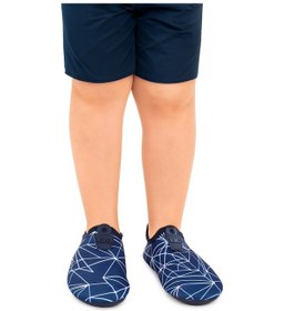 Resim Kiko Kids Prizma Havuz Plaj Erkek Çocuk Deniz Ayakkabısı 7515 Lacivert - Beyaz Lacivert - Beyaz 