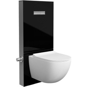 Resim VitrA Vitrus Cam Rezervuar 44626 L Siyah 770-5771-01 Siyah 