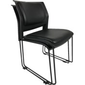Resim Goldsit Mars Sandalye 62 B (Siyah Deri) - 2 'li Set 