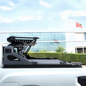 Resim Toyota Hilux Roll Bar - Sepetli, Siyah, Dakar V2 | 2006-2015 Arası 