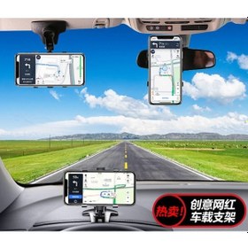 Resim Araba Gösterge Üstüne Takılan 360 Oynar Başlıklı Telefon Tutucu 4832 