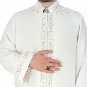 Resim İkranur Kariyer İmam Cübbesi Krem 