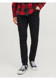 Resim Jack & Jones Erkek Jjıglenn Jjıcon Jj 177 50sps Noos Jean Pantolon Siyah Denim 