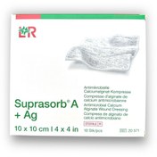 Resim Suprasorb A + Ag Kalsiyum Aljinatlı Ve Gümüşlü Yara Örtüsü 10 X 10 Cm - 10 Adet 