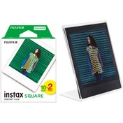 Resim Instax Kare-Square Makineler İle Uyumlu 20'li Film ve Pleksi Çerçeve 