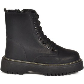 Resim Siyah Zümrüt Bağcıklı Fermuarlı Kadın Bot Terra 5000 Z Siyah-Zümrüt 