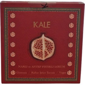 Resim KALE Rafine Şeker İlavesiz Narlı ve Antep Fıstıklı Lokum 120g 