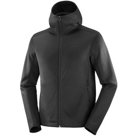 Resim Salomon Salomon Outline Warm Erkek Siyah Fleece 27412 Siyah 