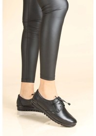 Resim Hakiki Deri Kadın Casual Ayakkabı 881za1026 001 