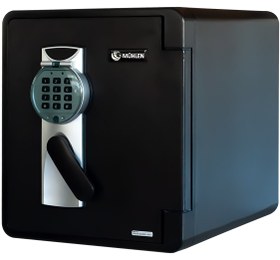 Resim Mühlen Fire Safe YG 2087 Yangına ve Suya Dayanıklı Siyah Para ve Değerli Eşya Kasası 