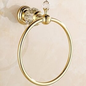 Resim Sanlindou Banyo Havlu Raf Havlu Askısı - Altın (Yurt Dışından) 