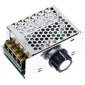 Resim Profesyonel 4000W 220V Gerilim Regülatörü Hız Kontrolörü ile - Yüksek Güçlü SCR Termostat, 20-Pin Bağlantı Kablosu, 80+ Bronz Verimlilik, PC ve Endüstriyel Kullanım için Kompakt Tasarım, Elektrik Motoru için Gerilim Regülatörü, Elektronik Hız Kontrolü, Dayanıklı Yapı, Güvenilir Performans, Hız Kontrol Cihazı, Endüstriyel Uzmanlar, Şık Metalik Kaplama, Sağlam Yapı, Yüksek Performanslı Cihaz 