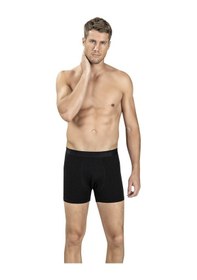 Resim Jiber Erkek Siyah Modal Pamuklu Boxer 321 