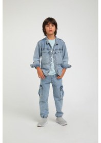 Resim Jack Lions Erkek Kot Ceket 24yesc23246 Mavi 