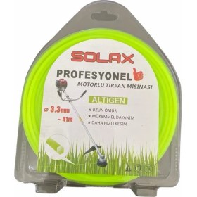 Resim Solax Altıgen Tırpan Misinası 3,3 mm 41 Metre 