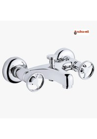 Resim Ulu-el Banyo Bataryası Musluğu Çeşmesi Krom 
