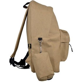 Resim Yuga Kanvas Sırt Çantası Bej 