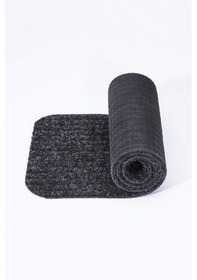 Resim Halıfleks Mega Rip Kaymaz Kauçuk Tabanlı Zemine Tutunan Merdiven Paspası - Siyah Null 