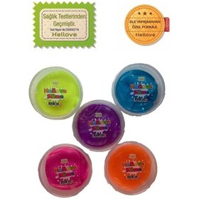 Resim Fosforlu Slime 3 Farklı Renk 3 lü Pofuduk Slaym Oyun Hamuru 