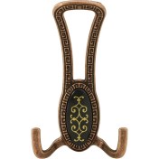 Resim BADEM10 Seçil Portmanto Vestiyer Duvar Askısı Dolap Elbise Askılığı Antik Bakır 