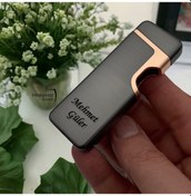 Resim L İsme Özel Sensörlü Elektronik Usb Çakmak 