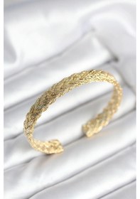 Resim Ceylan Adam Ezme Zincir Model Gold Renk Kadın Bileklik Çok Renkli 