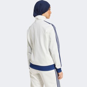 Resim adidas Firebird Badge Kadın Beyaz Eşofman Üstü 
