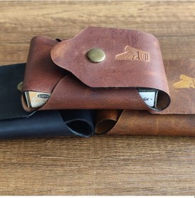 Resim Sumerian Leather Craft Deri Sigara Kılıfı Tarçın 