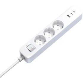 Resim Xiaomi 20W Power Strip 3’lü Priz - 2× USB-C + 1× USB-A Hızlı Şarj (Xiaomi Türkiye Garantili) 