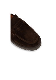 Resim Deery Kadın Hakiki Süet Kahverengi Loafer Ayakkabı - 02034zkhvc01 Kahverengi 