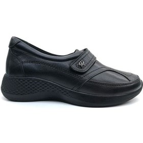 Resim King Paolo U6595 Shoeflex Bunyon - Siyah - Bayan Ayakkabı,Deri Ay 
