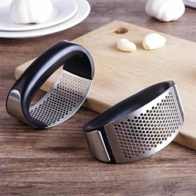 Resim Buffer® Yeni Sarımsak Ezici Paslanmaz Çelik Garlic Press 