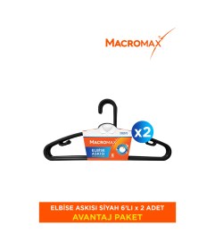 Resim Elbise Askısı 6x2 12 Adet 