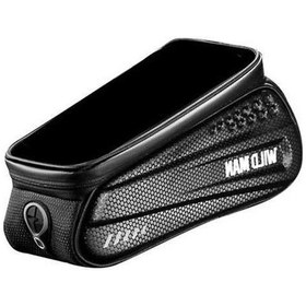 Resim Besthome1 Tomshoo Dayanıklı Bisiklet Çantası - Su Geçirmez, Dokunmatik Ekranlı, Şarj Bağlantılı, Reflektörlü Siyah Bisiklet Çan Siyah 