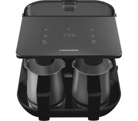 Resim Grundig 2li Türk Kahve Makinesi - 7 Fincana Kadar Kahve Hazırlama, Paslanmaz Çelik Hazne Tr Garantili 