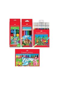 Resim Faber Castell 4'lü Boyama Seti - Faberset001 