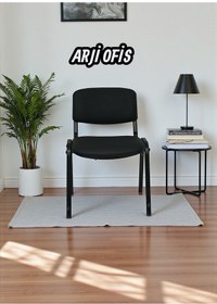 Resim Arji Siyah Form Çalışma Sandalyesi Siyah 
