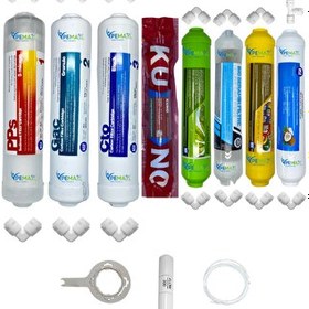 Resim Pemax Water Solutions Kapalı Kasa Su Arıtma STDMAX 8'li Orijinal LG Kuno Mebran Alkali-Mineral-Detox-Tatlandırıcı 