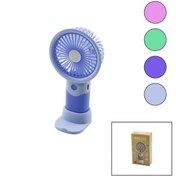 Resim shopwave USB ŞARJLI MİNİ EL FANI ÇAP:8.4 - Y:16CM SABİT BAŞLIK 3-KADEME HIZT ELEFONLUKLU MASAÜSTÜ AYAK VANTİL 
