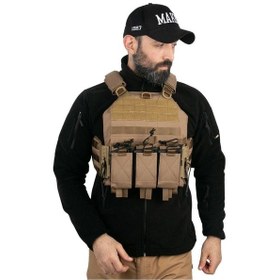 Resim Cordura Hücum Yeleği Çöl Rengi-50610 Bej 