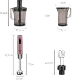 Resim Rosa Altın Renkli Blender ve Waffle Makinesi Özel Set, Şık ve Kullanışlı Ikili Ürün. 