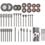Resim 43 Parça Taş Oyma Seti, 26 Elmas Çapak Uçları, 10 Çark (Yurt Dışından) 