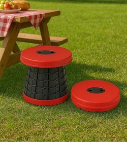 Resim Sevimle Store Katlanabilir Kolay Taşınabilir Akordiyon Tabure Banyo Kamp Taburesi 