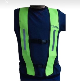 Resim ArWears Motorsiklet Reflektörlü Yelek ( Ayarlanabilir Beden ) - Motosiklet Reflektörlü Reflektif Yelek 