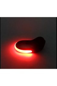Resim gaman Bisiklet Koşu Yürüyüş Ayakkabı İkaz Lambası 2 Mod 2 Adet Pilli Kırmızı 