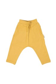 Resim PHOCA Beli Lastikli, Sarı, Cepli, Organik, Harem, Çocuk Pantalonu 