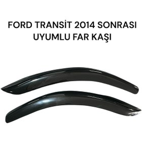 Resim Ford Transit 2014 Sonrası Uyumlu Siyah Far Kaşı 