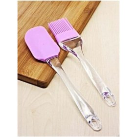 Resim Akcakese Slikon Yumurta Fırçası ve Spatula 2'li Set 