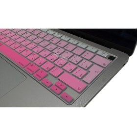 Resim Rusça Klavye Koruyucu Macbook Air Pro M1-m2-m3 A2681 A2941 A2442 A2485 Uyumlu Gradient 001 